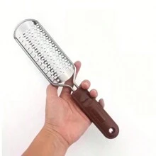 1 Peça Lixa de Aço Inoxidável de 28cm*6cm para Pedicure, Raspador de Calcanhar, Lima de Pés e Removedor de Calos para Os Pés, Escova de Pés para Pele Morta - Presentes de Natal e Ação de Graças para Família e Amigos