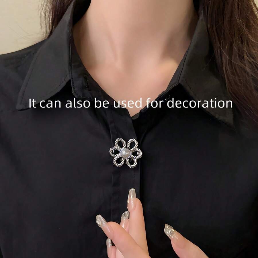 1pc Flower Waistband Tightener Adjustable Waistband Buckle Fashion