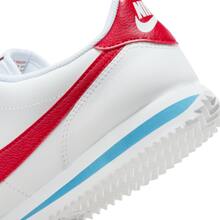 Nike Cortez Women Retro Durable Breathable Low-Top Casual Running Shoes, White & Red, DN1791-108
