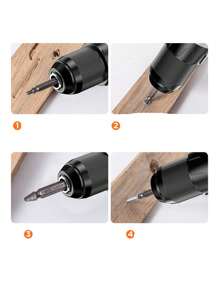6pcs Double-Ended Screw Extractor Set, Stripped Screw Removal Tool, 6-In-1 Screw Extractor Drill Bit Set With Tool Box, High Speed Steel Screw Extractors, Manual Tool Accessories,Tool Accessories