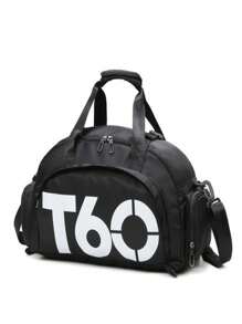 Sports Bag Turns Into A Gym Bag And Waterproof Travel Backpack - màu đen - Xem 1