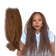 Synthetic Extensions - Black-brown - View 1