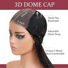 Straight Bye Bye Knots Wig Glueless Wigs Human Hair 200% Density Pre Plucked Pre Cut 6x4 HD Lace Closure Wigs Human Hair Straight Lace Front Wigs Human Hair For Women - 黑色 - 查看 5