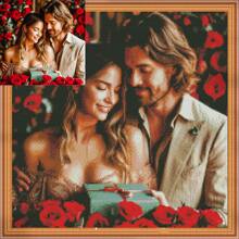 HuaCan HuaCan Kundenspezifische Kreuzstich-Sets mit eigenen Fotos 5D DIY Faden-Kits, DIY maßgefertigte Stickerei 11CT, Hochzeit Wanddekoration und als Geschenk für Freunde, Paar, Familie