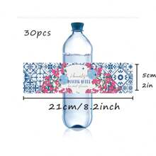 30 miếng dán nhãn chai nước tùy chỉnh tự dính kẹo bọc trang trí tiệc cô dâu văn bản cá nhân, đồ dùng thiết yếu cho đám cưới, không khí ấm áp, nhà cửa & sinh hoạt, đồ thủ công đám cưới tùy chỉnh - Nhiều màu - Xem 17