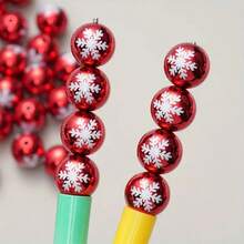 20 hạt trang trí Giáng sinh hình bông tuyết đỏ và trắng rực rỡ - 1,6cm được chế tác hoàn hảo để làm đồ trang sức DIY, quà tặng thủ công, đồ trang trí ngày lễ và các dự án thủ công lễ hội - lý tưởng để thêm một chút ma thuật mùa đông vào các sáng tạo của bạn - Trộn màu sắc - Xem 6