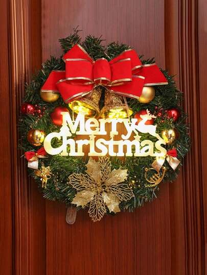 1pc Winter Merry Christmas Letter Decoration Lights, Merry Christmas LED Battery Powered Warm Christmas Lamps, Christmas Holiday Party Indoor And Outdoor Lights, Suitable For Bedrooms, Living Rooms, Offices, Holiday Parties, Courtyards, Gardens, Lawns, Christmas Trees, Porches, Garages, Yards, Family Gatherings, Bars, Restaurants, Stores, And Displays Christmas Decoration XMAS Decor Christmas Tree Gift Decor Thanksgiving Wedding Birthday Decorations For Gifts Garden Holiday Halloween Ornaments