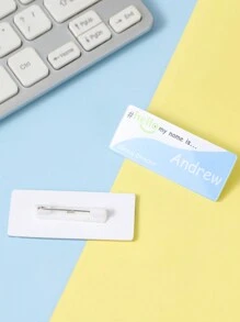 Huy hiệu y tế Acrylic Hello My Name Is Pink được cá nhân hóa dành cho bác sĩ, sinh viên, y tá, nhân viên NHS, bác sĩ đa khoa, nữ hộ sinh - huy hiệu - Xem 4