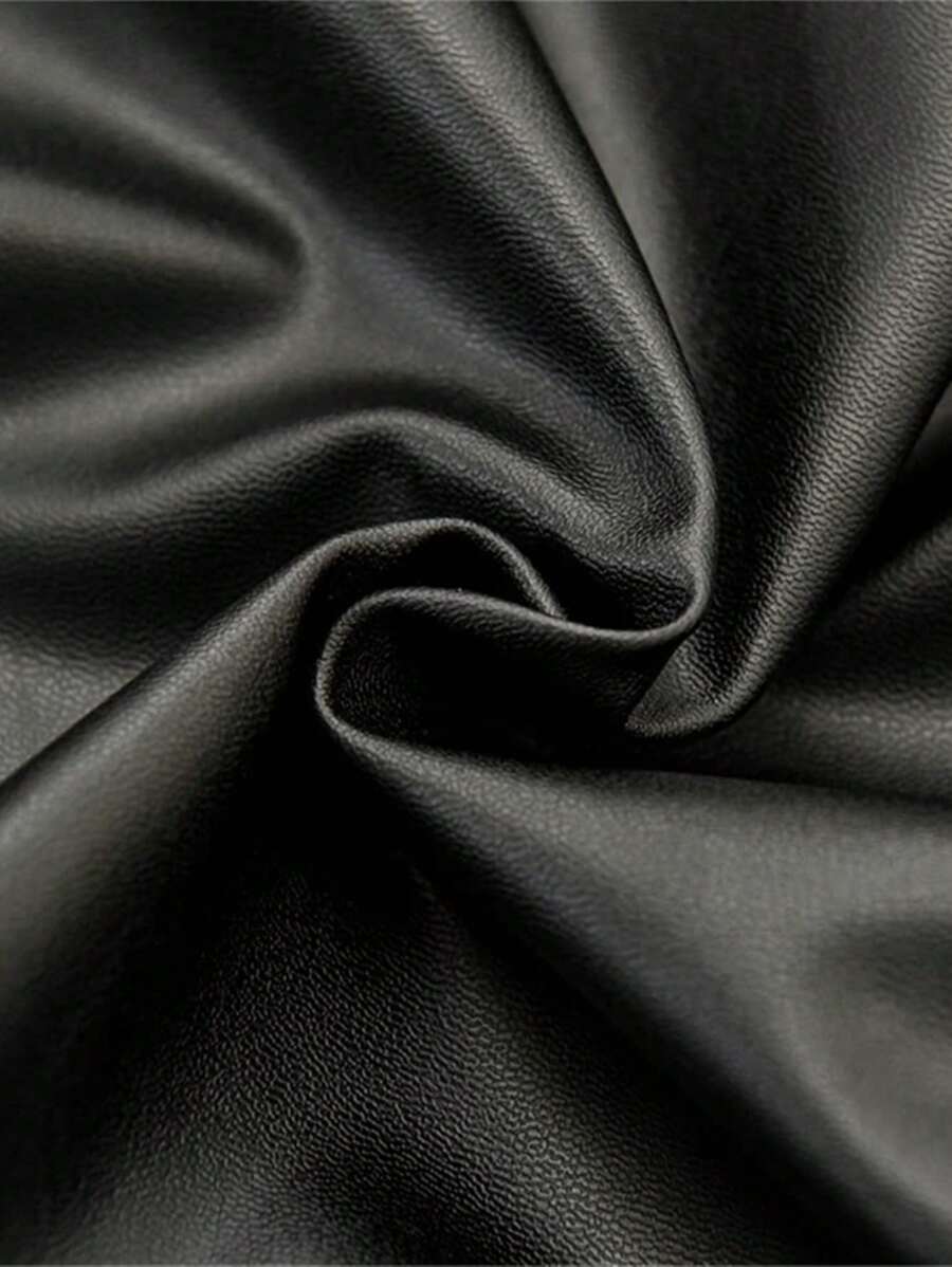 1/2pcs PU Artificial Leather Bar Stool Cover Stretch Dining Chair