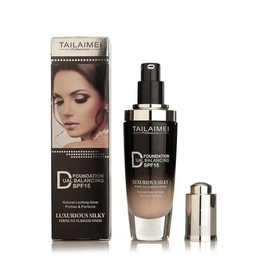 1 Pieza Maquillaje Liquido Base Solar - Beis - Ver 1