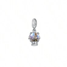 1pc Christmas Snowflake Series Beaded Pendant, Suitable For DIY Bracelet Jewelry, Christmas Surprise Gift - Christmas - View 11