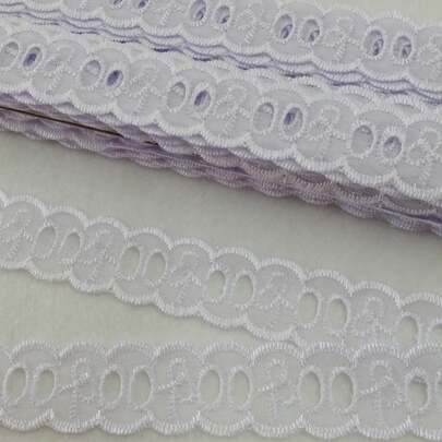 Passa Fita 2,5cm largura e 13,70m de comprimento em Poliéster - Acabamento em Artesanatos, Costuras, Fraldas e Toalhas. Novidade!