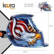 Adir Careta Electrónica Soldar Automática Industrial - Águila 6710 - Ver 6