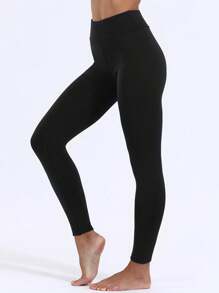 3Pcs Women High Waist Thermal Lined Leggings, Winter Tights - Multicolor - View 6