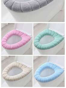 Washable Creative Pumpkin Pattern Universal Toilet Seat Cover Bathroom Decor Fall Decor