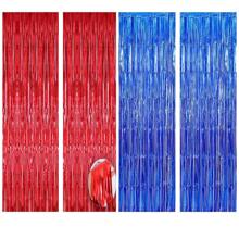 1 件 1MX2M 派对背景 金属箔 流苏 金属窗帘 生日 婚礼 单身女性周年纪念装饰 成人雨丝窗帘 生日派对背景墙装饰 流苏闪亮铝膜墙帘 圣诞节 - 1pc - 查看 36