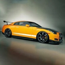 2 pièces Autocollants universels pour jupe de porte latérale de voiture, garniture de carrosserie, style bande de course, film vinyle, autocollants décoratifs pour BMW Mercedes Benz Audi Citroën Acura VW, accessoires de réglage extérieur de voiture