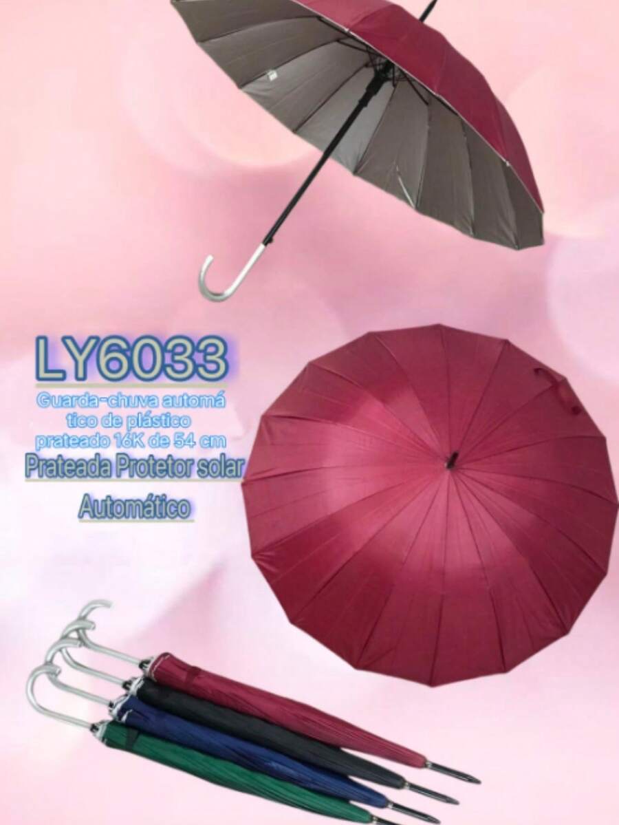 16 Ribs Long Umbrella For Men And Women - LY6033 - 查看 1