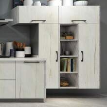 1 件加厚自粘木纹壁纸 - 防水、质朴且易于安装，适用于橱柜门、衣柜、桌面和家具翻新 - 耐用、可拆卸、可重复使用的贴纸 - 彩色 - 查看 7