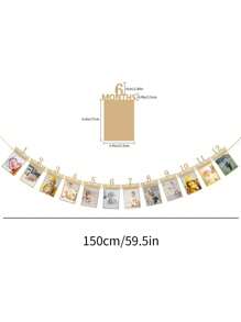 1pc/2pcs Baby 1st Birthday Party, 1-12 Month Photo Banner, Baby First Years Photography Props