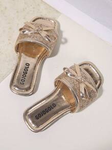 Modische Kinderschuhe mit Schmetterling- und Tau-Motiv, Mädchen Sommer Sandalen mit flachem Absatz, Stil geeignet für Zuhause, Strand, Reisen, verschiedene Anlässe, Fotografie, Alltag