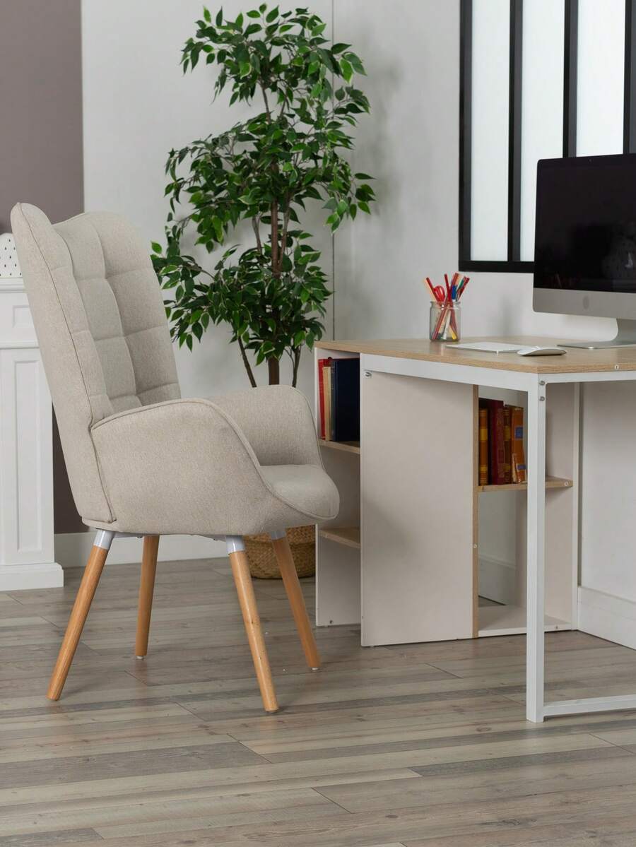 Meubles Cosy Armchair For Living Room Accent Chair With High Wing Back