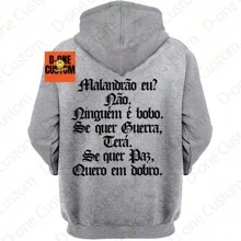 Men Hoodies - 灰色 - 查看 2