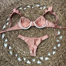 Women Bikini Sets - Màu Hồng baby - Xem 3