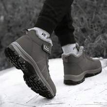 Nouvelles bottes de neige d'extérieur pour femmes en hiver, super légères et chaudes, en PU grande taille, bottes de randonnée d'extérieur, doublure thermique, coupe-vent, antidérapantes, confortables