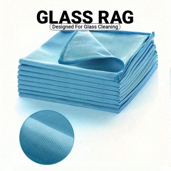 5/10pcs Super-Soft Microfiber Cleaning Towels - Streak-Free, High-Performance Towels For Dishwashing, Kitchen, Bathroom, Windows & More - Essential Home & School Cleaning Essentials,Kitchen,Bathroom,Home,Household Supplies