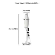 Máy trộn cầm tay không dây 1 chiếc - Máy tạo bọt sữa điện nhỏ gọn - Máy tạo bọt sữa cầm tay mini dùng tại nhà - Nhiều màu - Xem 2