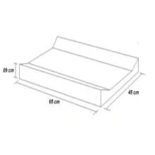 Anatomical Changing Table For Boy Or Girl Baby's Room Luxury Plasticized - 綠色動物 - 查看 2