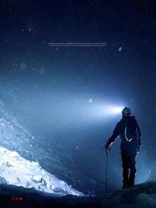 USB 可充电迷你头灯，COB 双光源，明亮的户外钓鱼头灯 - 黑色 - 查看 2