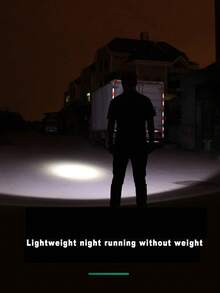 USB 可充电迷你头灯，COB 双光源，明亮的户外钓鱼头灯 - 黑色 - 查看 9