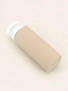 1 Chai rỗng silicon du lịch 100ml có thể nạp lại, đựng sản phẩm chăm sóc da/dầu gội/sữa dưỡng thể/sữa tắm, trang trí phòng tắm tại nhà, trang trí mùa thu trở lại trường - Nhiều màu - Xem 10