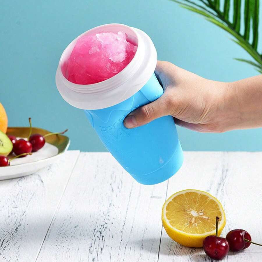 1件/2件-自制冰沙杯捏成冰杯保冷杯夏季速冷摇摇杯 - 彩色 - 查看 1