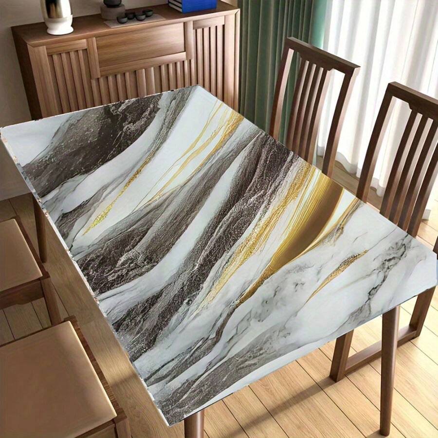 Peel & Stick Grey Marble SelfAdhesive Wallpaper Waterproof