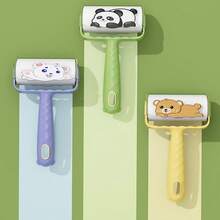 Creative Cute Lint Roller - Reusable Adhesive Paper Roller Brush For Removing Lint, Hair And Dust From Clothes, Home Use - Multicolor - View 5