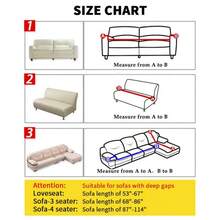 1 Piece Modern Print/Solid Color Stretch Sofa Seat Cover,  Modern Style Non-Slip Sofa Cover, Living Room L-Shaped Sofa Or 1/2/3/4 Seat Sofa Protector, Universal For All Seasons, Furniture Protector, Suitable For Bedroom And Living Room, Home Decoration - Bóng lá tre - Xem 4
