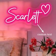Biển hiệu Neon tùy chỉnh, Biển hiệu Neon LED trang trí Ngày lễ tình nhân được cá nhân hóa, Biển hiệu tên Neon trang trí tường tùy chỉnh, Biển hiệu Neon phát sáng tùy chỉnh, Quà tặng sinh nhật ngày lễ tiệc phòng ngủ Quà tặng tốt nghiệp - 10 inch - Xem 13