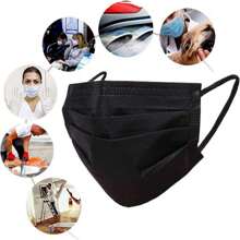 20 Peças Máscaras Faciais Descartáveis Não Tecidas Planas, Respiráveis e Confortáveis, Segurança com Alça para a Orelha, Adequadas para Viagens ao Ar Livre, Reuniões e Escritório