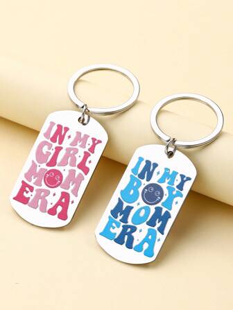New Mom Birthday Gifts From Son Daughter First Time Best Pregnant Mom Ever Gift Idea Boy Girl Mom Era Keychain Car Accessories Bag Charm Backpack For School