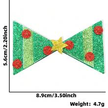 1 件圣诞装饰发夹，闪光蝴蝶结发夹，卡通鸭子发夹，适合成人和儿童派对 - 彩色 - 查看 16