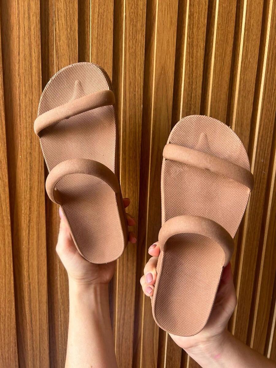 Super Comfortable And Stylish Injected Slide Flat Sandal - Xem 1