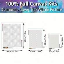 Custom Diamond Painting - Personalized Diamond Painting Made By Uploading Your Photo, Custom Portrait Painting, Pet Photo Painting, Couple Photo Painting, Family Portrait Painting, Full Round Diamond Painting On Canvas, Mosaic Handmade, Gift, Surprise Gift. The Clearer The Image, The Better The Effect. Frameless., Multi-Functional, Anti-Mold, Modern, For Anniversaries, For Birthdays, Kitchen, Dining Room, Bedroom, Office, Living Room, Home, Garden, Tea Room, Home Decor, Back To School Fashion