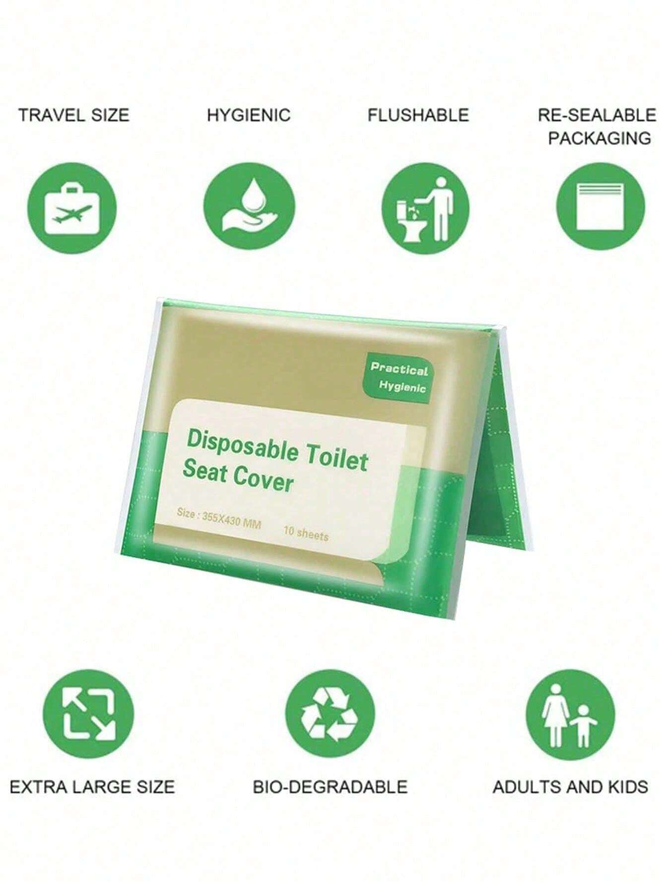 Toilet Seat Cover Disposable Flush Paper Travel Toilet Seat Cover