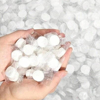 Portable Compressed Towels Portable Disposable Mini Compressed Coin Tissue Toilet Paper Tablets Wet And Dry Use Coin Tissue For Travel, Camping, Hiking, Sport, Beauty Salon Travel Essentials Travel Organizer For Beach Fall Decor Vacation Back To School
