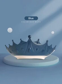 1 st kronformad justerbar elastisk babyduschmössa, vattentätt schampobadskydd, öron-/ögonskyddsdesign, schampomössa för barn, badkar - Flerfärgad - Visa 7