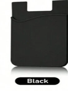 CALINNL 1pc Phone Wallet Stick On Phone For Phone Back 1/2 Pocket Silicone Adhesive Card Cell Phone Sleeves Cell Phone Wallet Silicone Adhesive Phone Stick On Wallet For Phone Case Phone Pocket For Most Phones Phone Suction Card Cover Card Holder Wallet Business Card Holder Credit Card Holder Women For Women For Men Card Wallet Magsafe Wallet