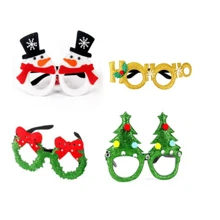 1/3/4/6 PCS Christmas Decorations, Christmas Glasses, Party Decorations, Christmas Products, Snowman Deer Antler Eyeglass Frames